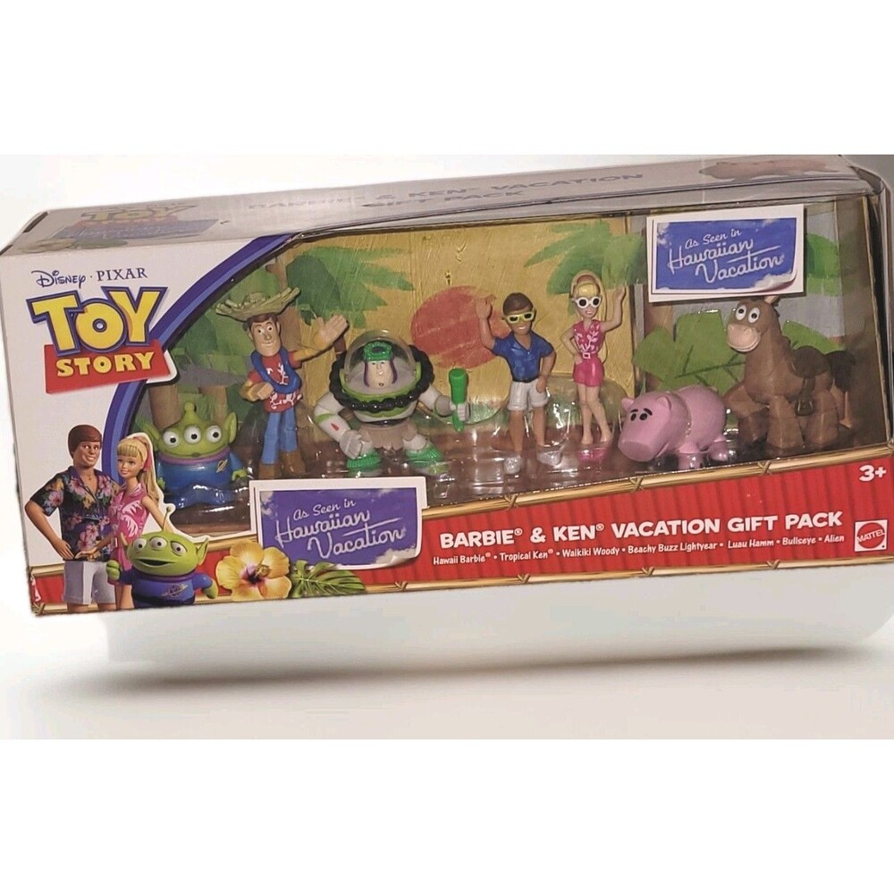 Toy Story Barbie & Ken Vacation Pack, New in Box Limited Release RARE Disney